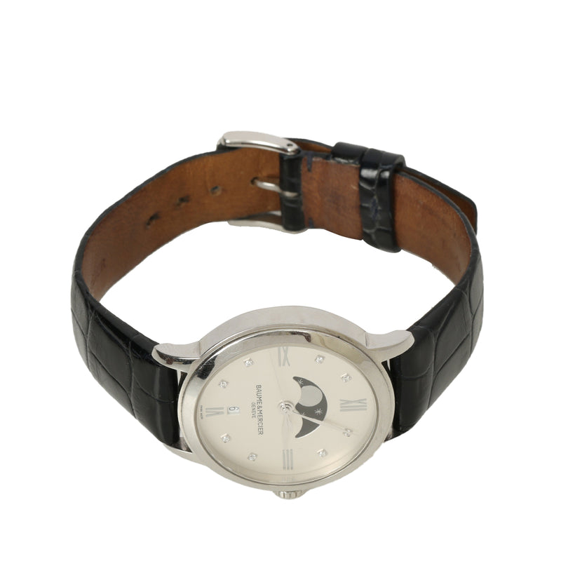 Classima 10329, Quartz Watch, Moon Phase, Diamond-Set - 31MM