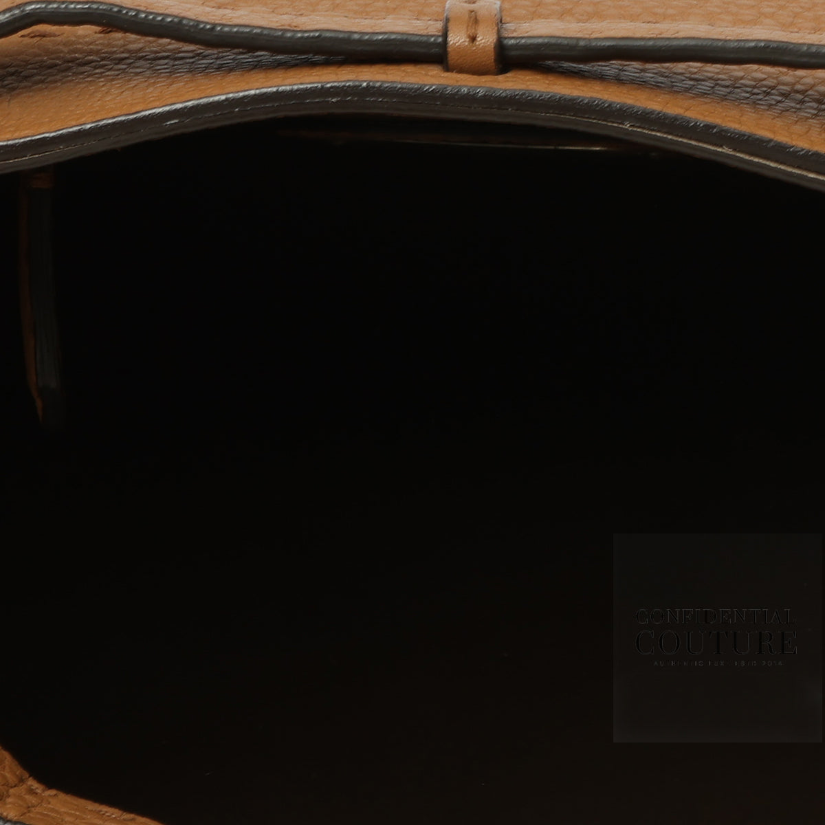 Brown Pebblled Leather Selleria Tote