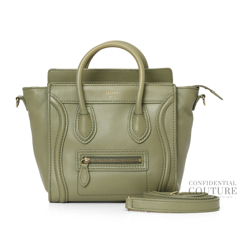 Sage Green Nano Luggage Tote