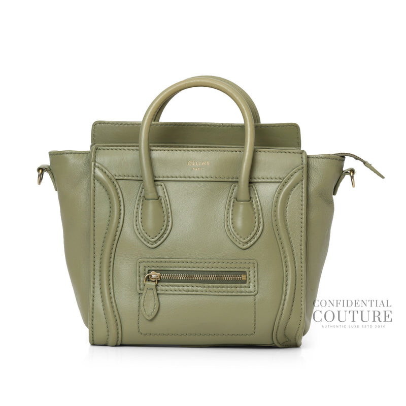 Sage Green Nano Luggage Tote