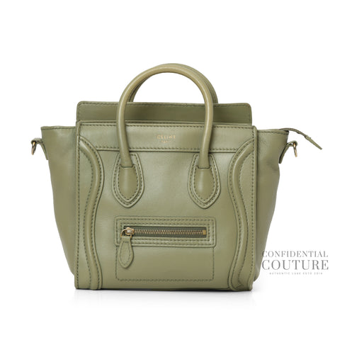 Sage Green Nano Luggage Tote