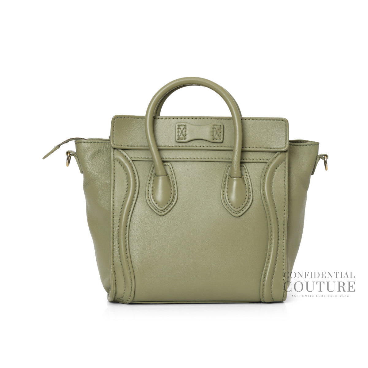 Sage Green Nano Luggage Tote
