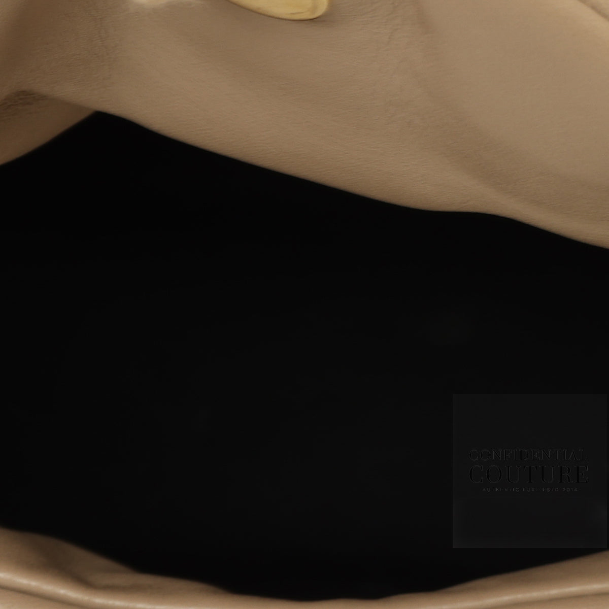 Dark Beige Puffer Small Shoulder Bag