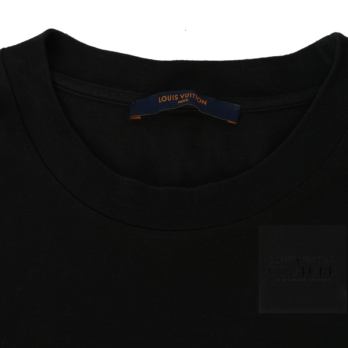 Black Gradient Cotton T-shirt- XL