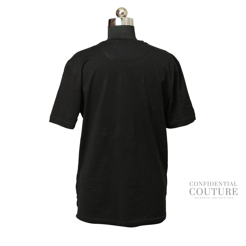 Pre-loved Fendi Black FF Crewneck T-Shirt- XXL