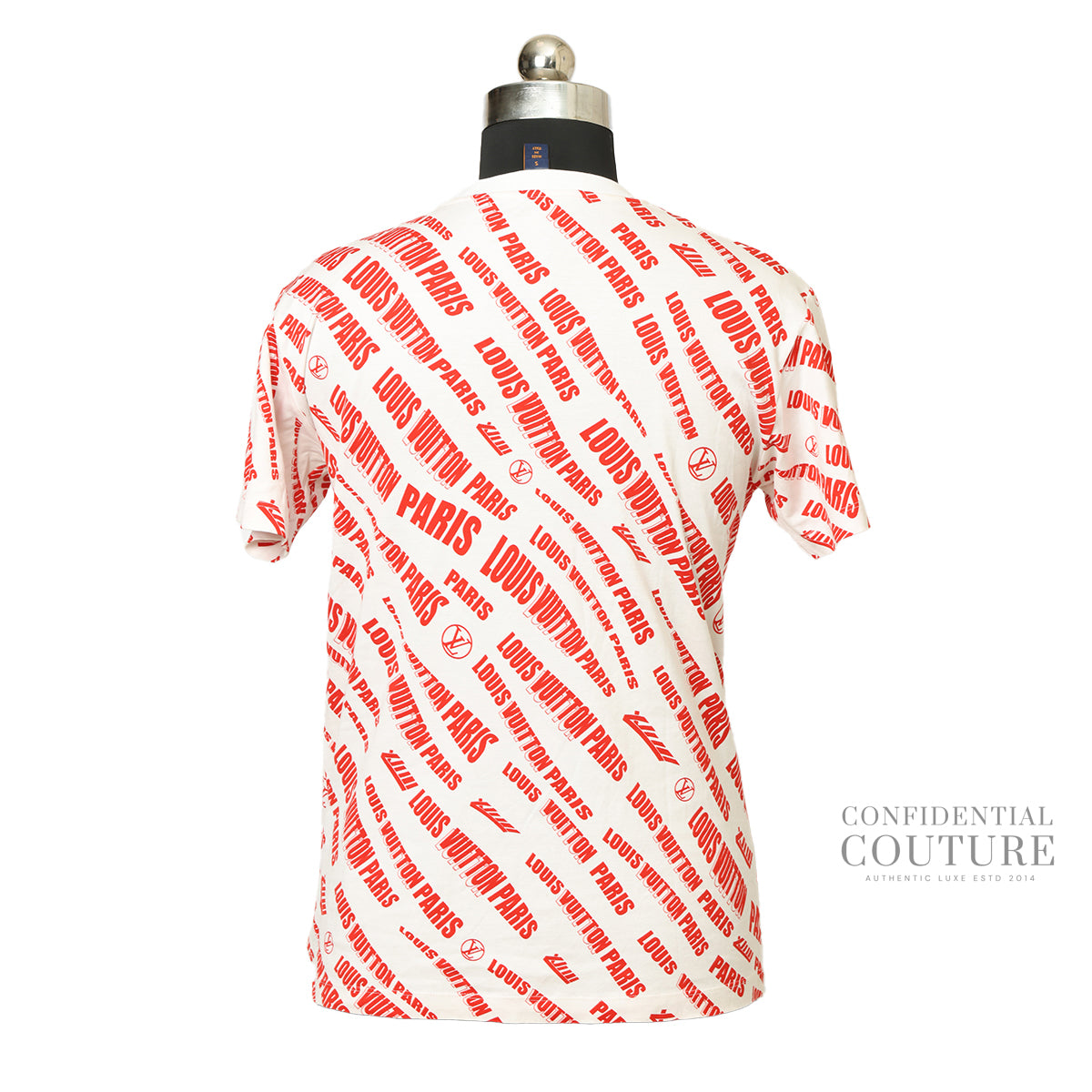 Fornasetti 2021 Statue White Red logo Boxy Knit Top-S