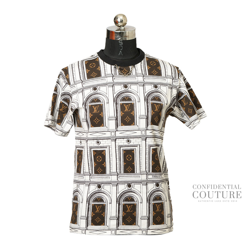 Fornasetti Collection Architecture T-Shirt UK XS| US XXS
