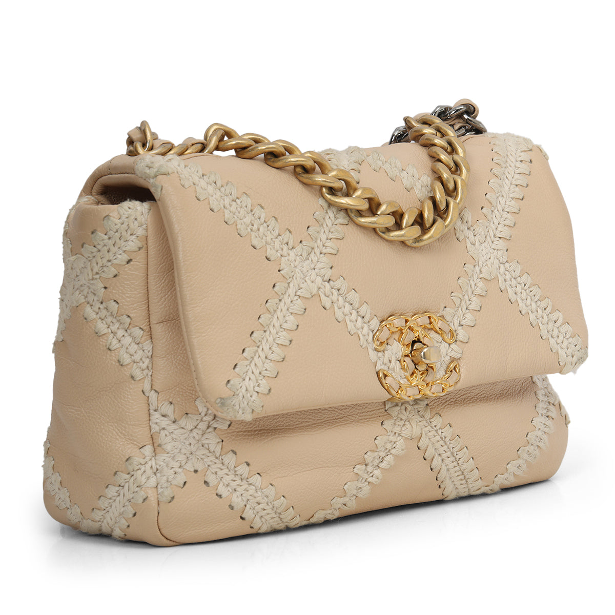 19 Medium Crochet Flap Bag (Limited Edition)