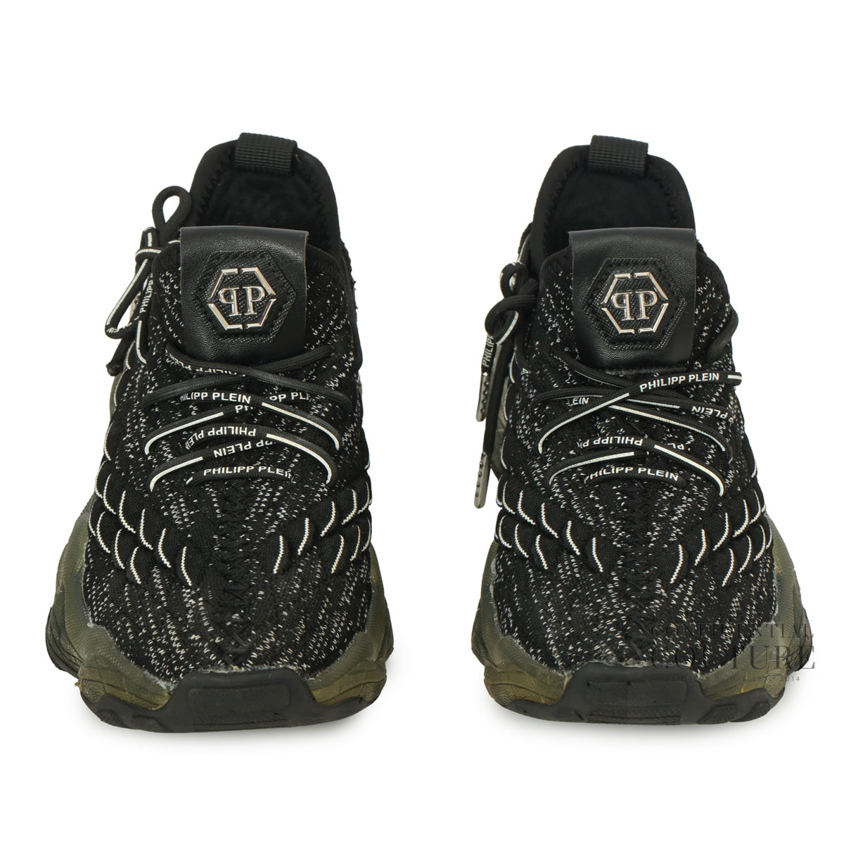 Authentic Pre-Loved — Black Runner Hyper $hock Sneakers UK 5 | US 6 | EU 38 — Side View