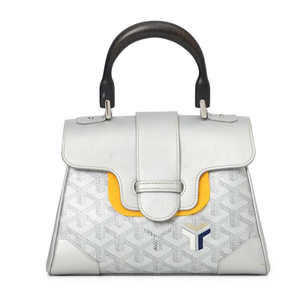 Goyardine Limited Edition Mini Saigon Silver Calfskin