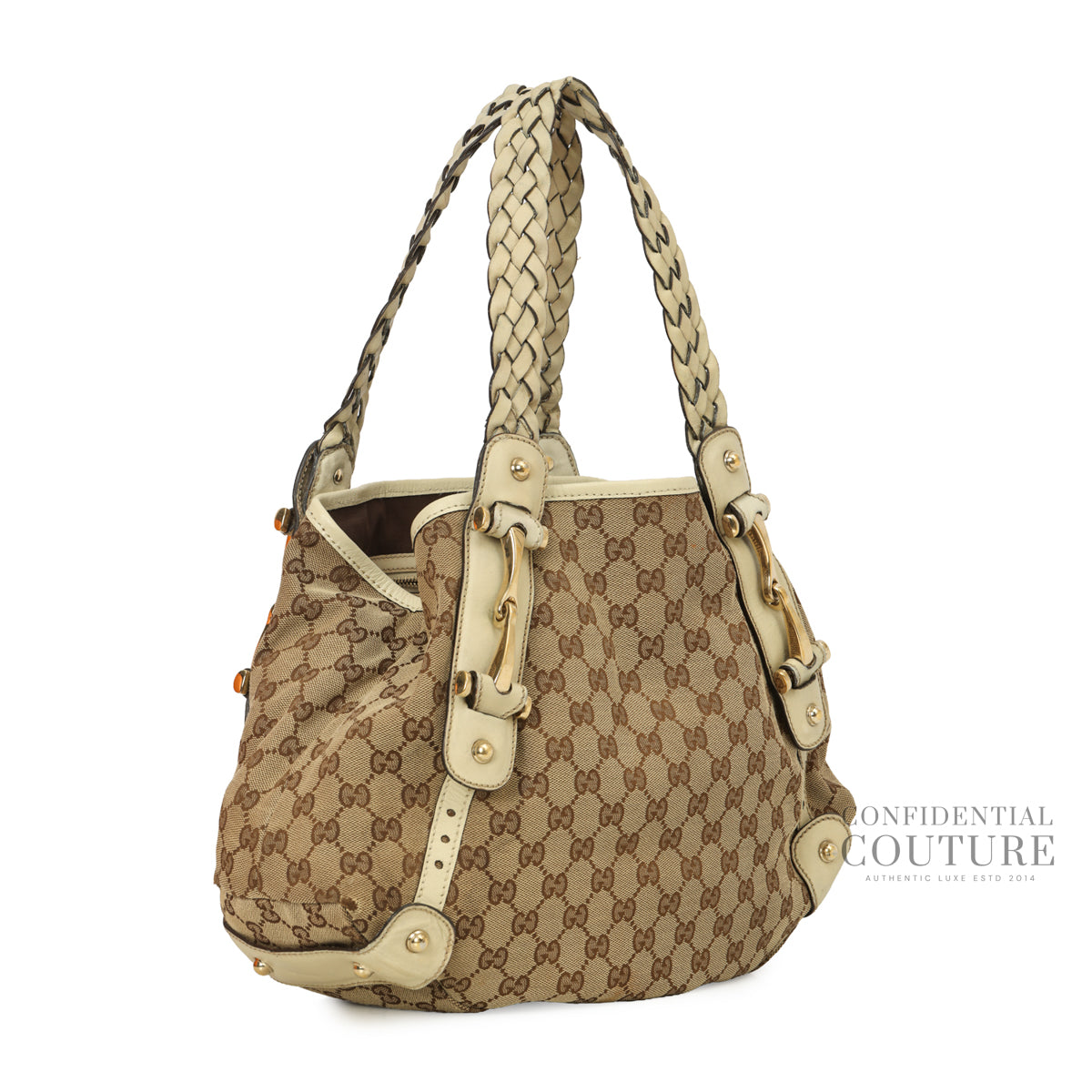 GG Canvas Pelham Tote Small