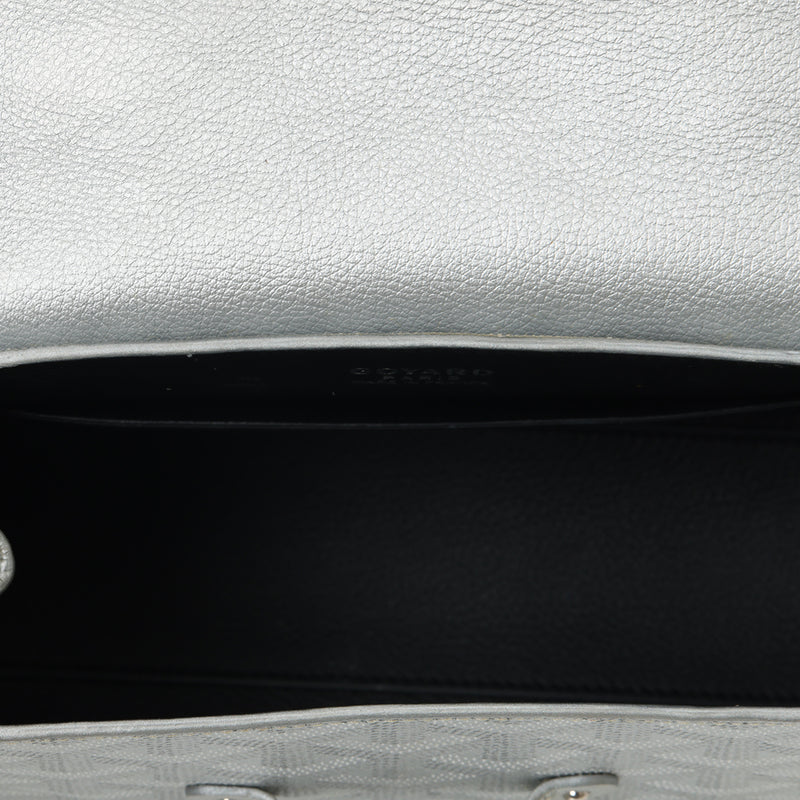 Goyardine Limited Edition Mini Saigon Silver Calfskin
