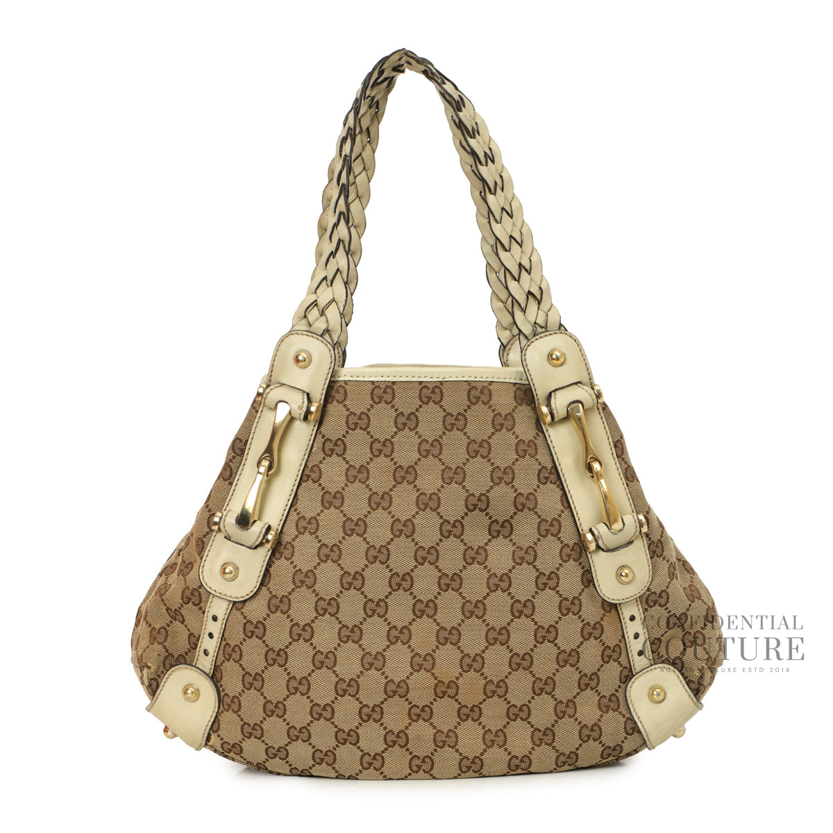 GG Canvas Pelham Tote Small