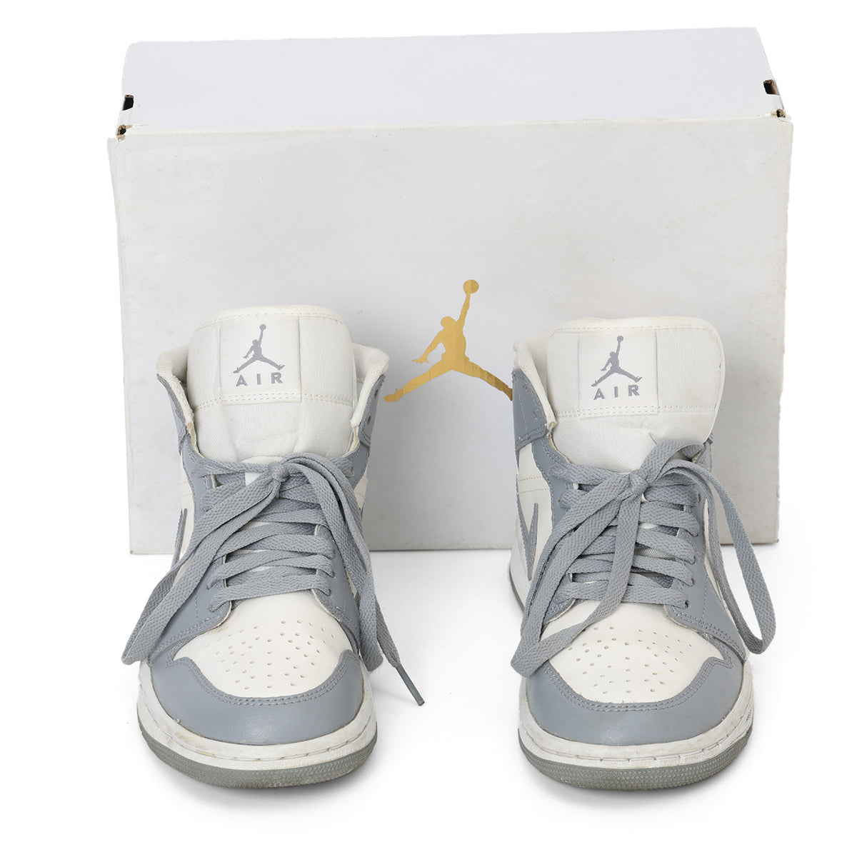 Air Jordan 1 Mid SE White Medium Grey Cool Grey US 7.5