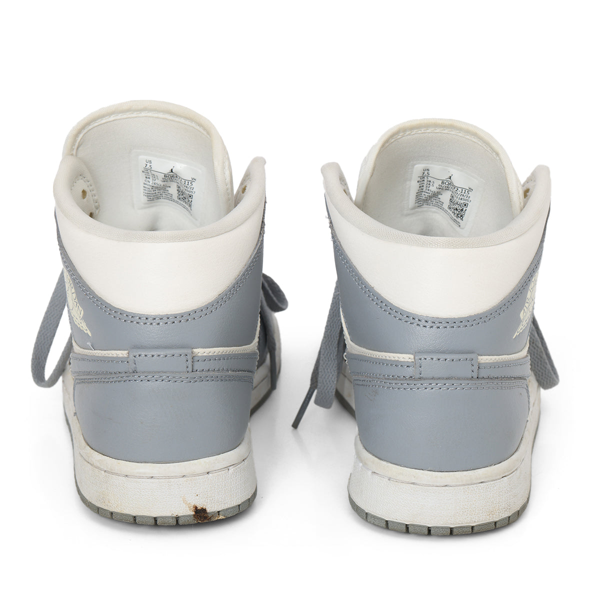 Air Jordan 1 Mid SE White Medium Grey Cool Grey US 7.5