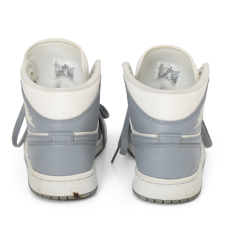 Air Jordan 1 Mid SE White Medium Grey Cool Grey US 7.5