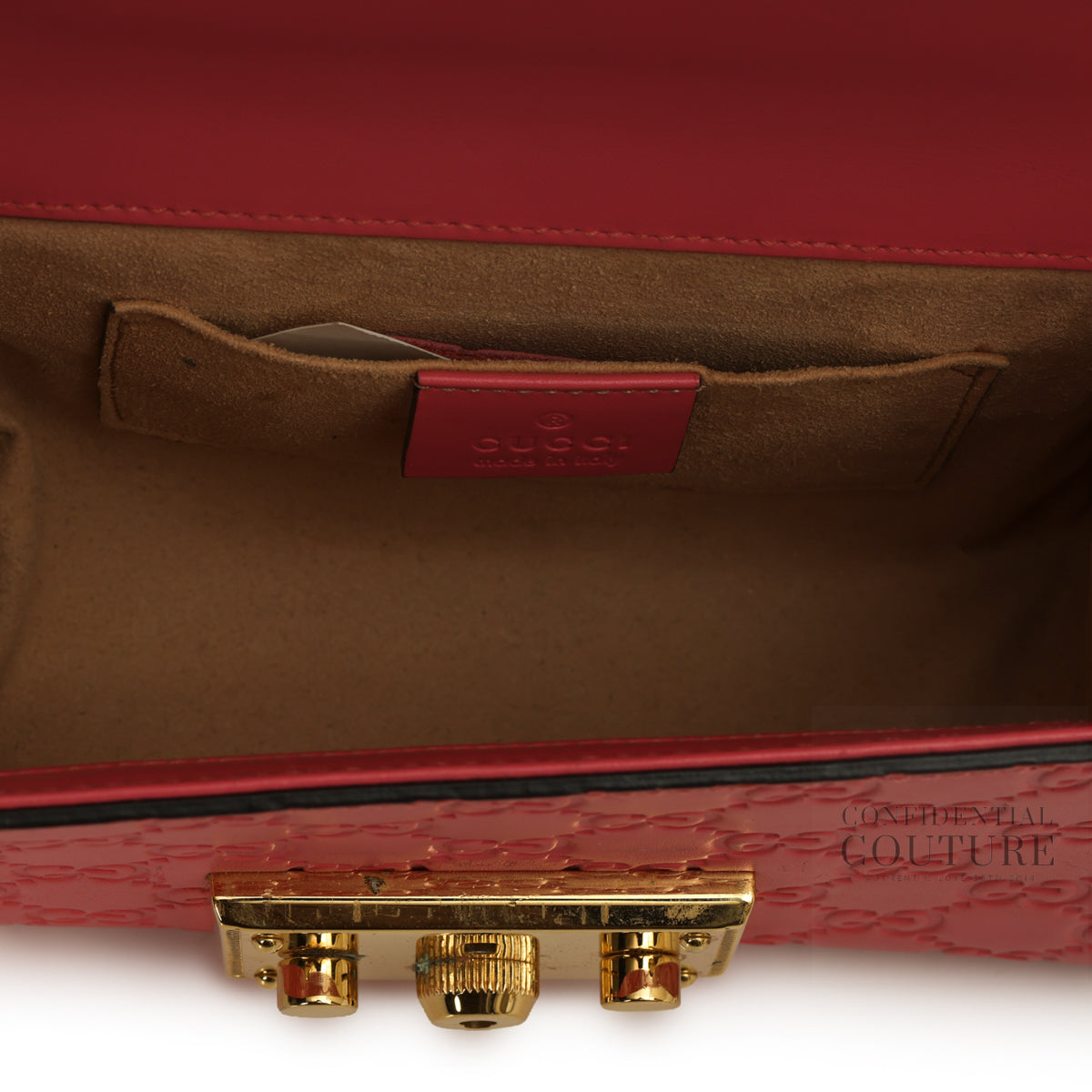Guccissima Padlock Pink Small Crossbody Bag