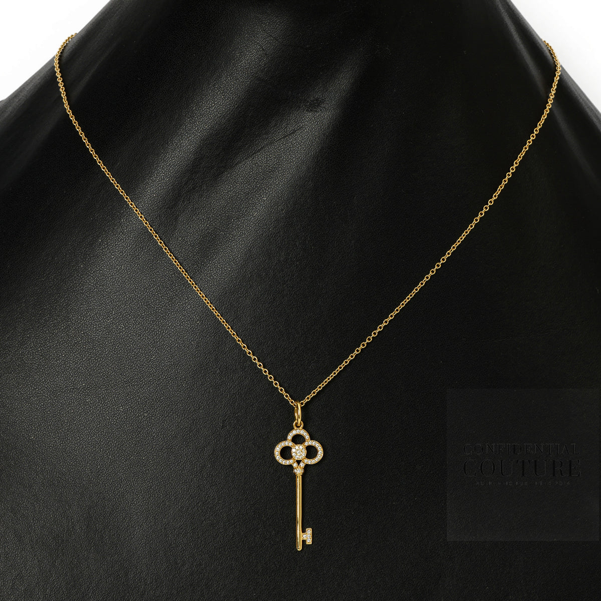 KeysCrown Key in 18K Yellow Gold with Diamonds | 1.5