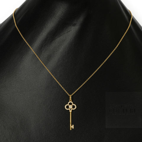KeysCrown Key in 18K Yellow Gold with Diamonds | 1.5