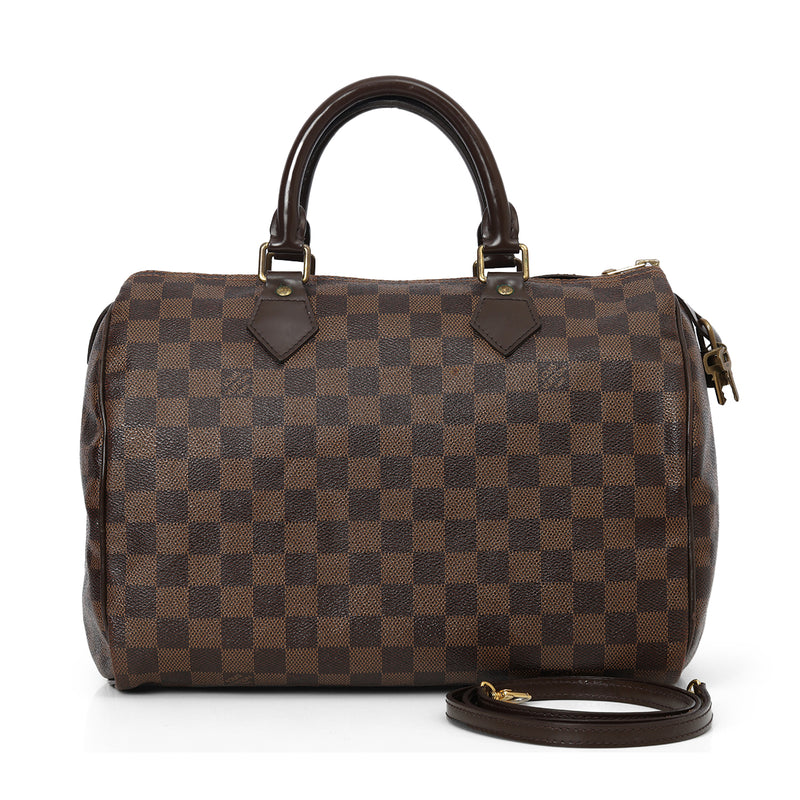 Pre-loved Louis Vuiiton Damier Ebene Speedy Bandoulière 30 Bag
