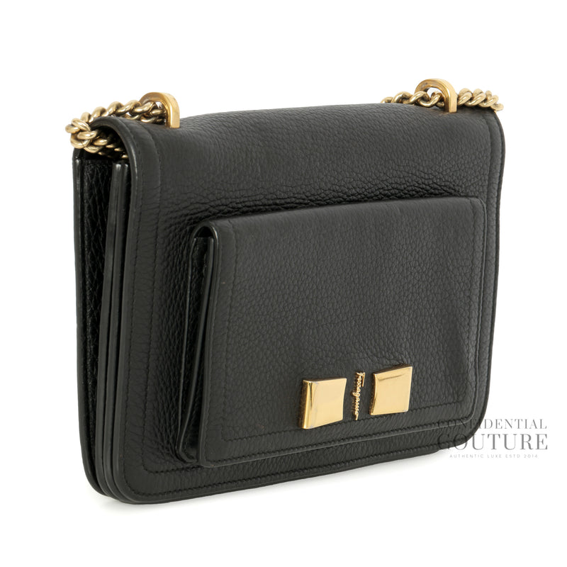 Ginevra Black Crossbody Bag
