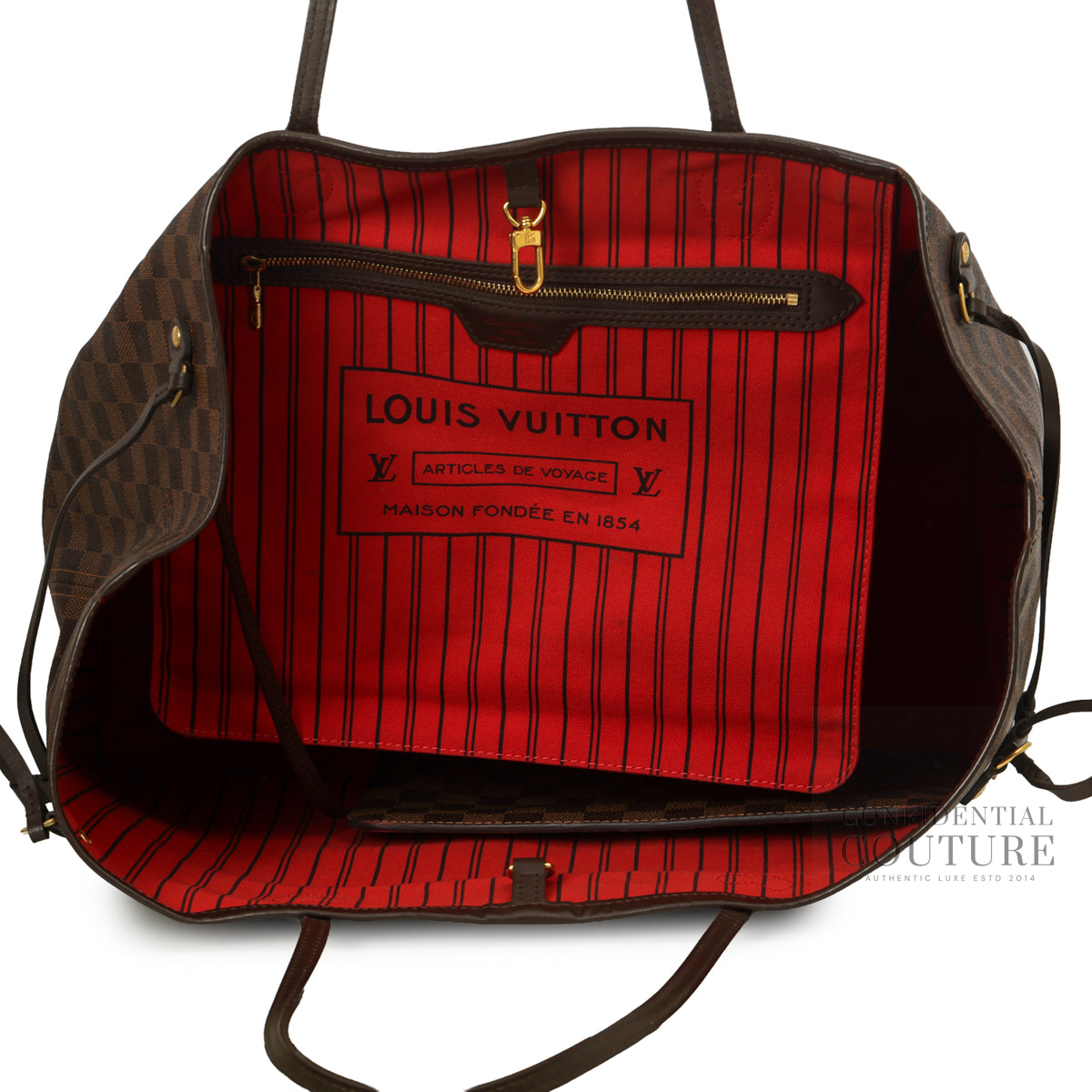 Damier Ebene Neverfull GM Tote