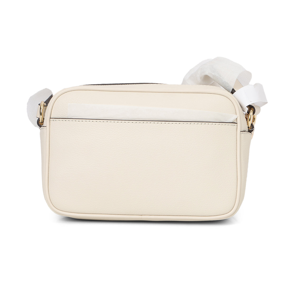 Beige Jet Set Leather Medium Crossbody Bag with Case for Apple Airpods Pro