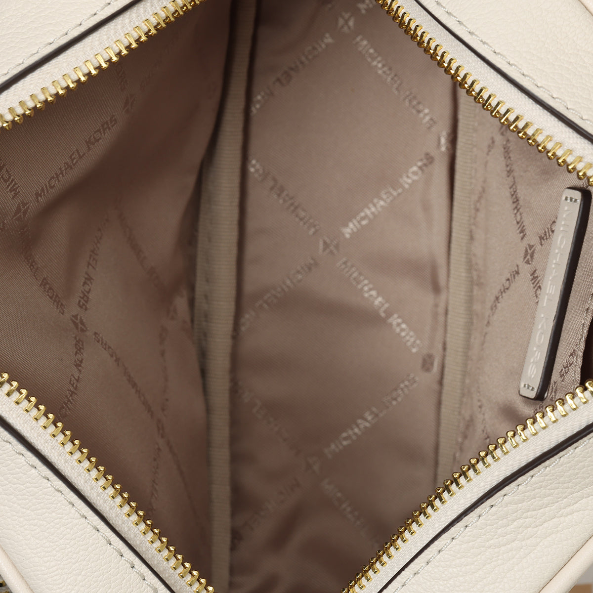 Beige Jet Set Leather Medium Crossbody Bag with Case for Apple Airpods Pro