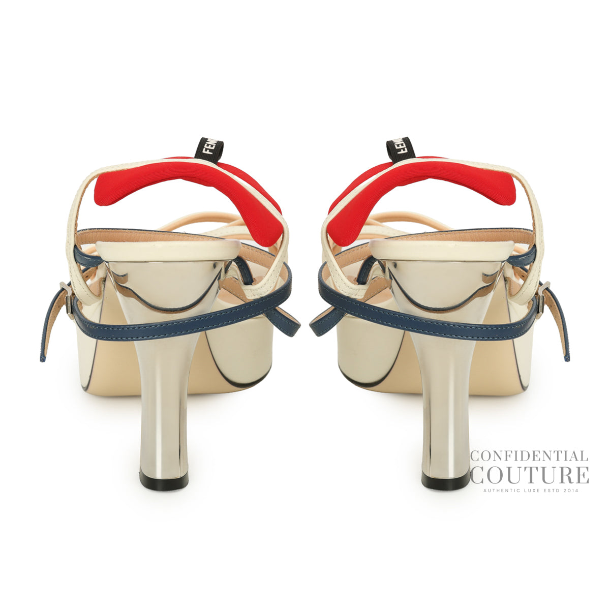 Multicolor Strappy Heeled Sandals EU 38.5 | UK 5.5 | US 8.5