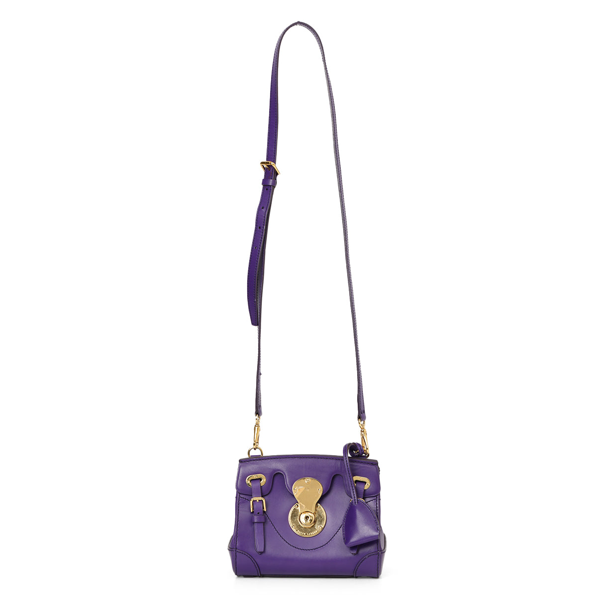 Purple Rickey Leather Crossbody