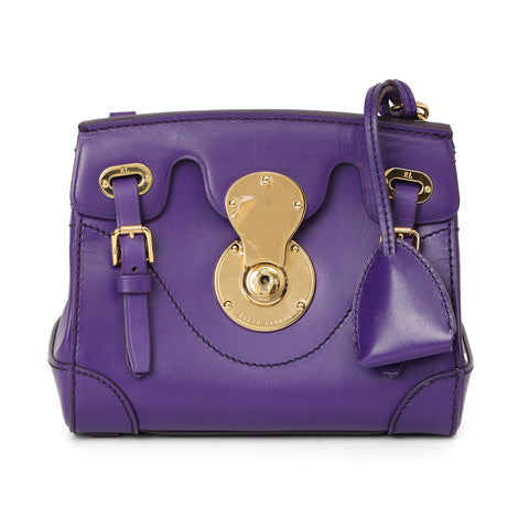 Purple Rickey Leather Crossbody