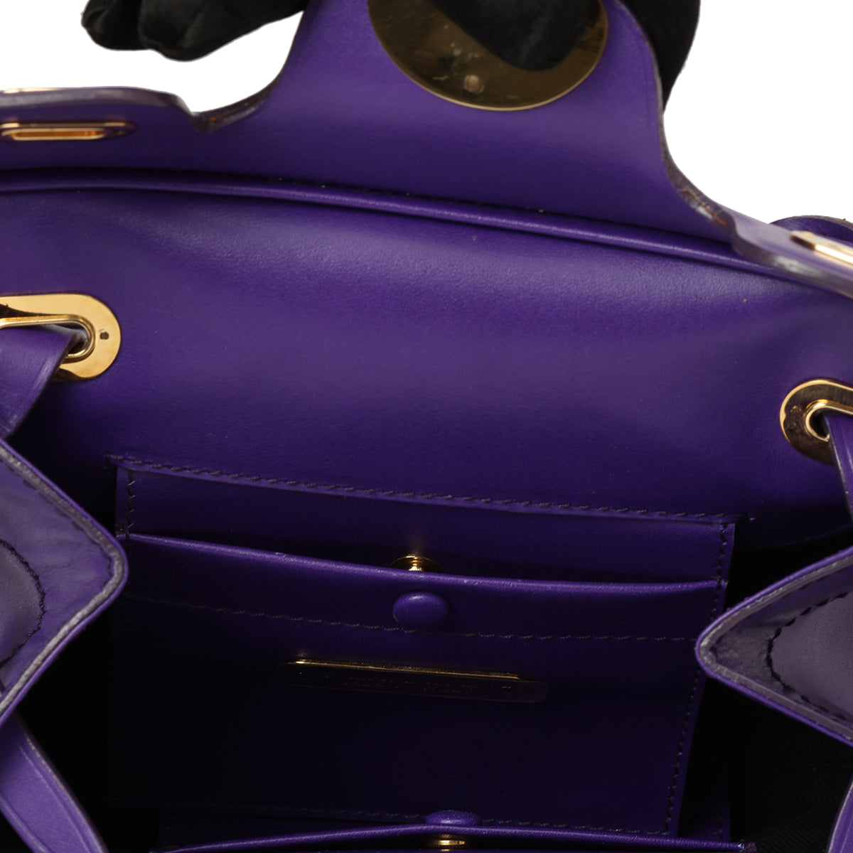 Purple Rickey Leather Crossbody