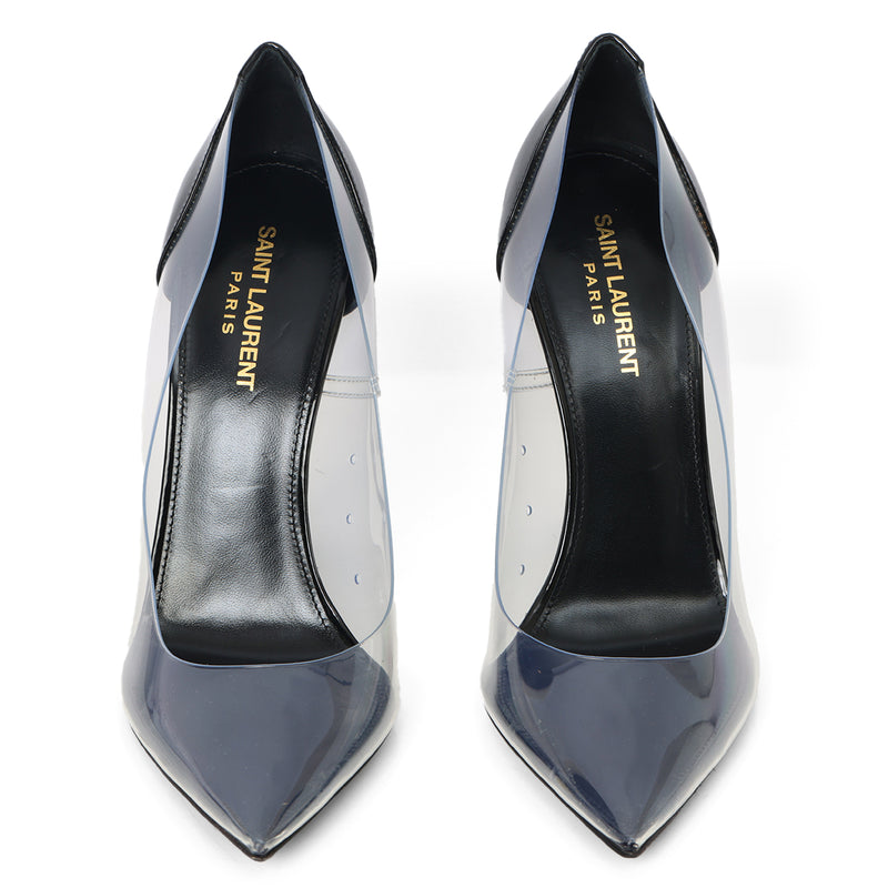 Black PVC Opyum Pumps EU 40