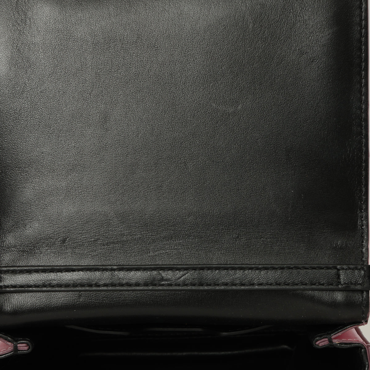 Metallic Pink Leather DG Girl Shoulder Bag