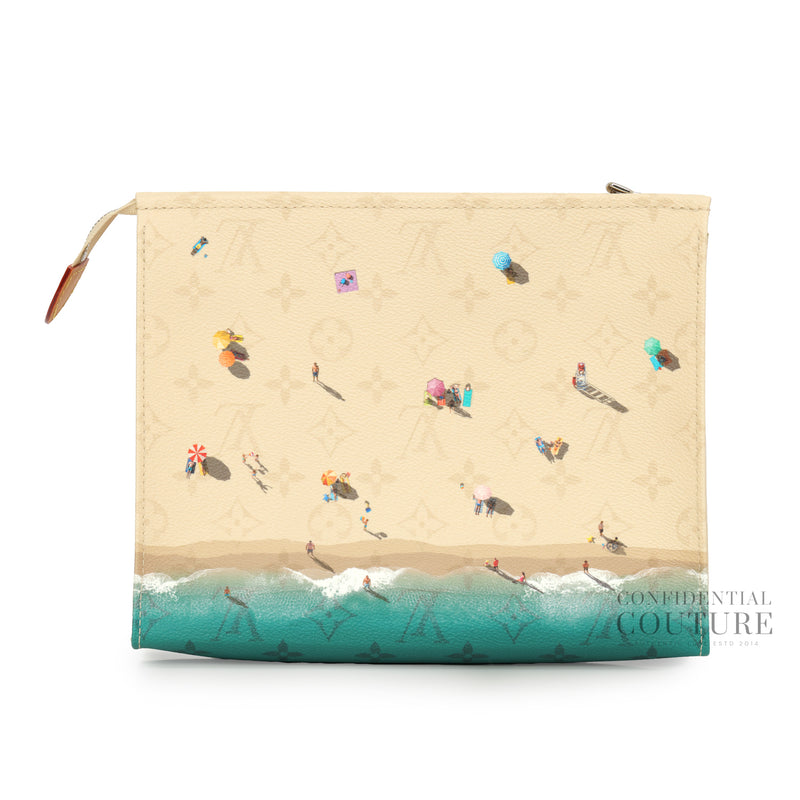 Beach Sand Monogram Poche Toilette GM