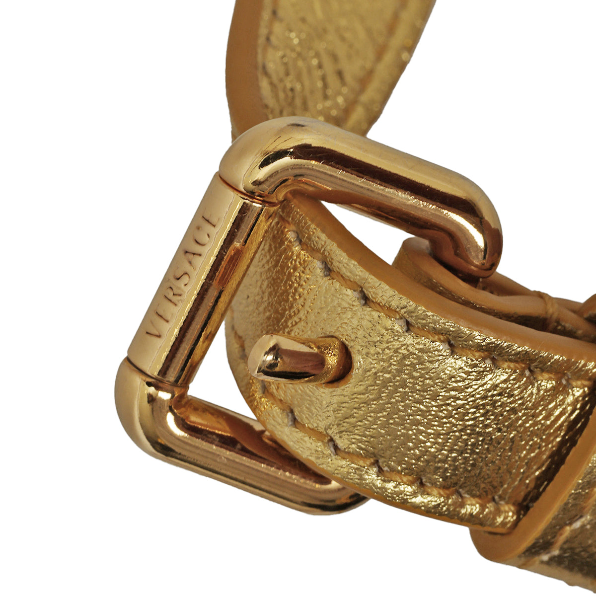 Crystal LA Medusa Mini Gold Bag