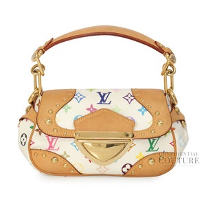 White Monogram Multicolore Marilyn Bag