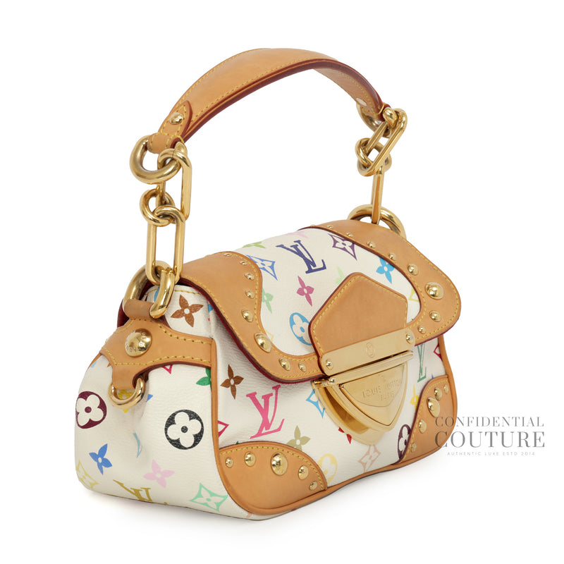 White Monogram Multicolore Marilyn Bag