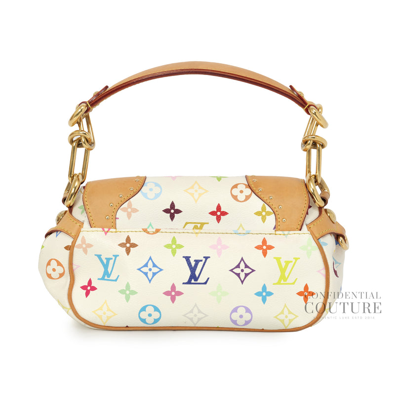 White Monogram Multicolore Marilyn Bag