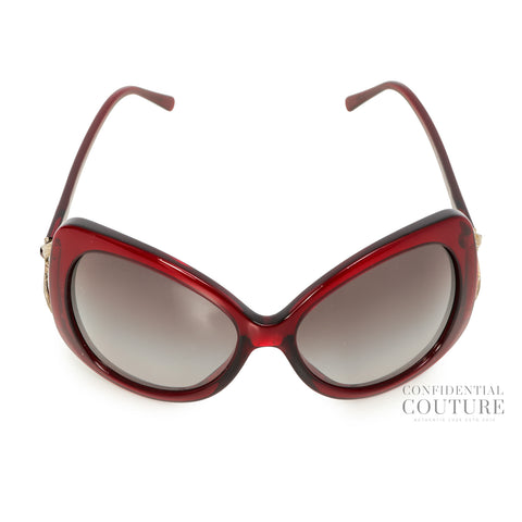 Maroon 2167-B Over Sized Sunglasses