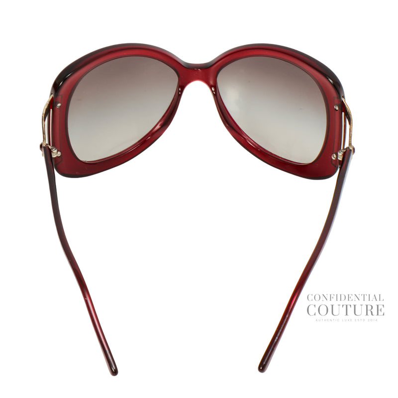 Maroon 2167-B Over Sized Sunglasses