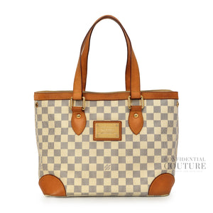 Damier Azur Hampstead MM Tote Bag