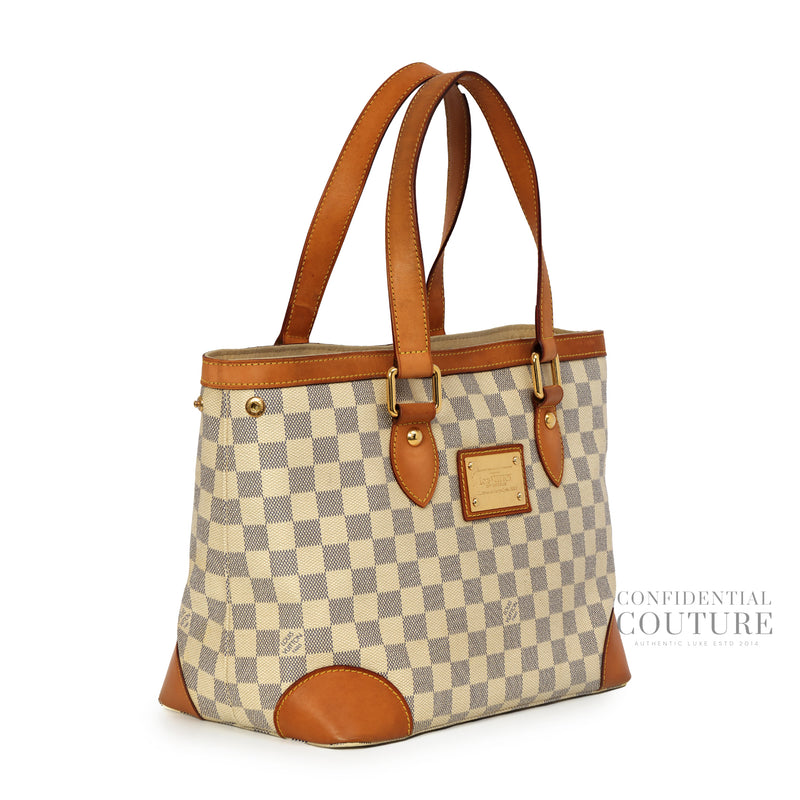 Damier Azur Hampstead MM Tote Bag