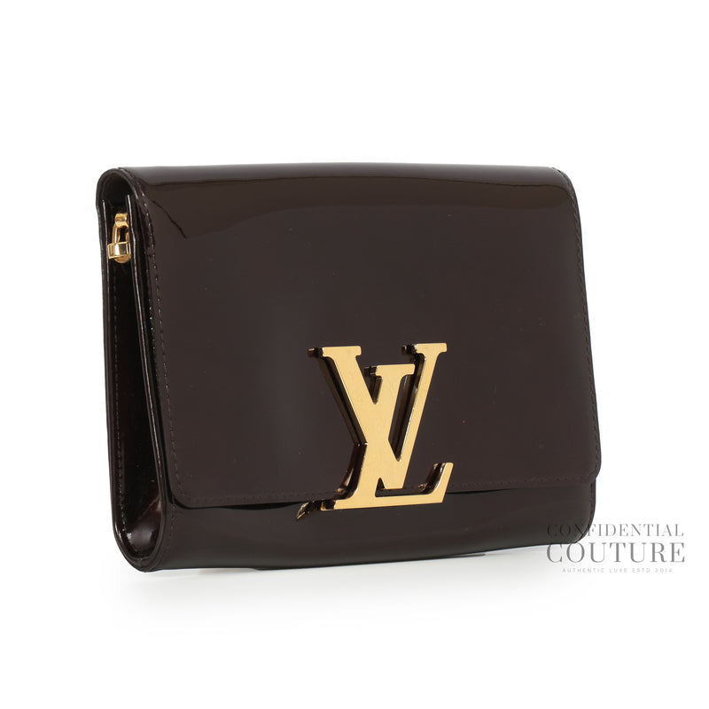 Amarante Vernis Chain Louise Clutch GM Bag
