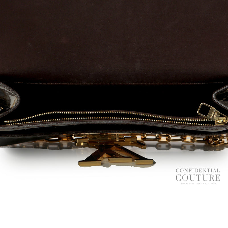 Amarante Vernis Chain Louise Clutch GM Bag