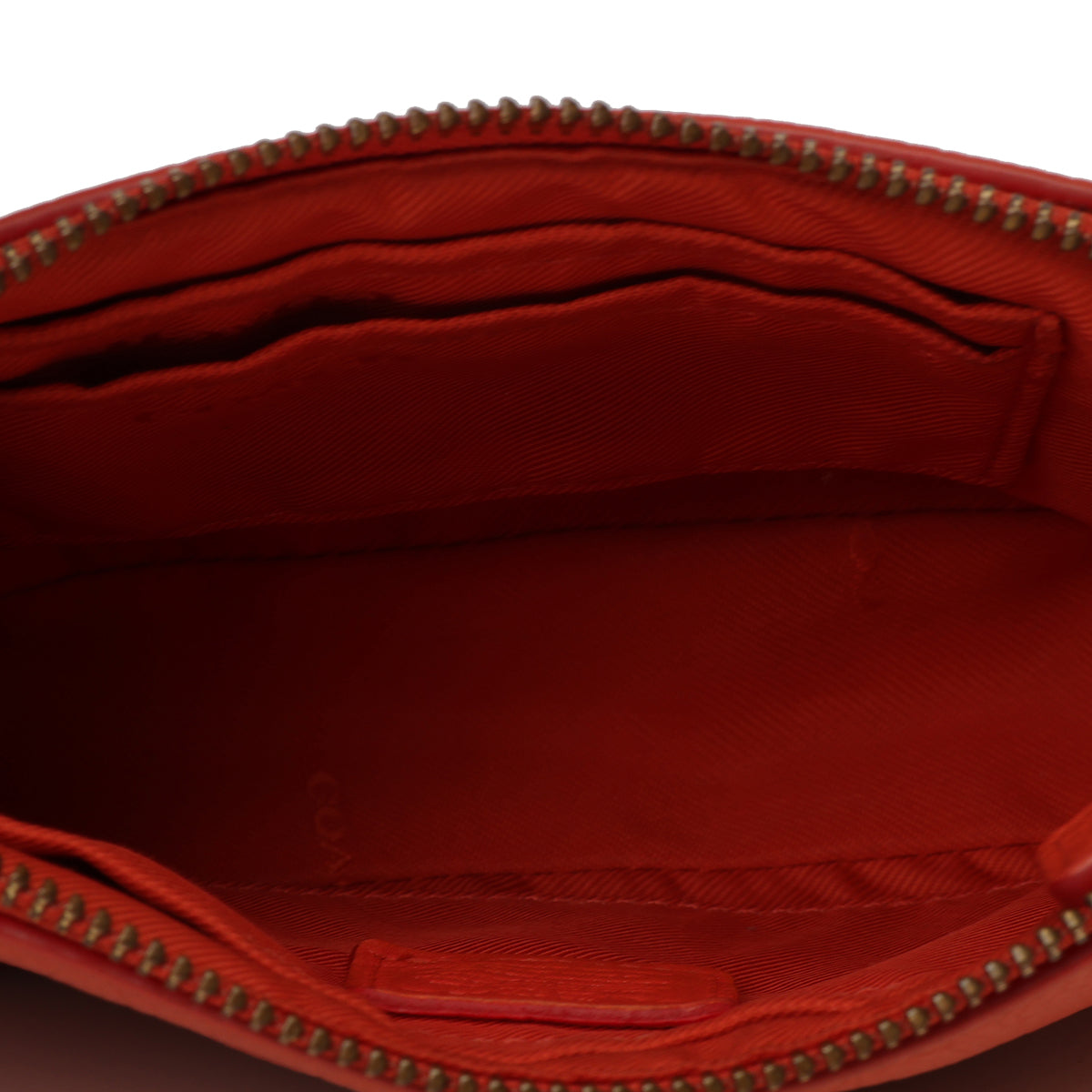 Coral Leather Pochette