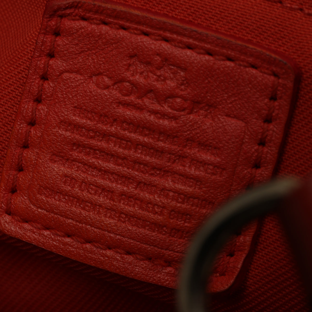 Coral Leather Pochette