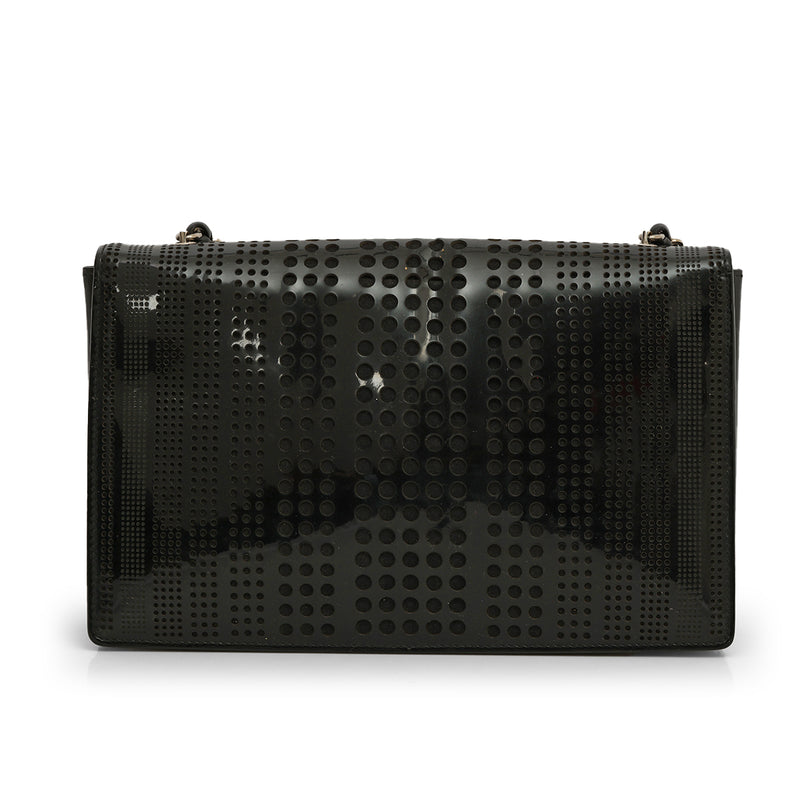 Vara Bow Perforated Crossbody Bag