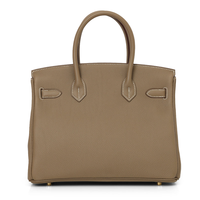 Birkin 30 Etoupe With Gold Hardware
