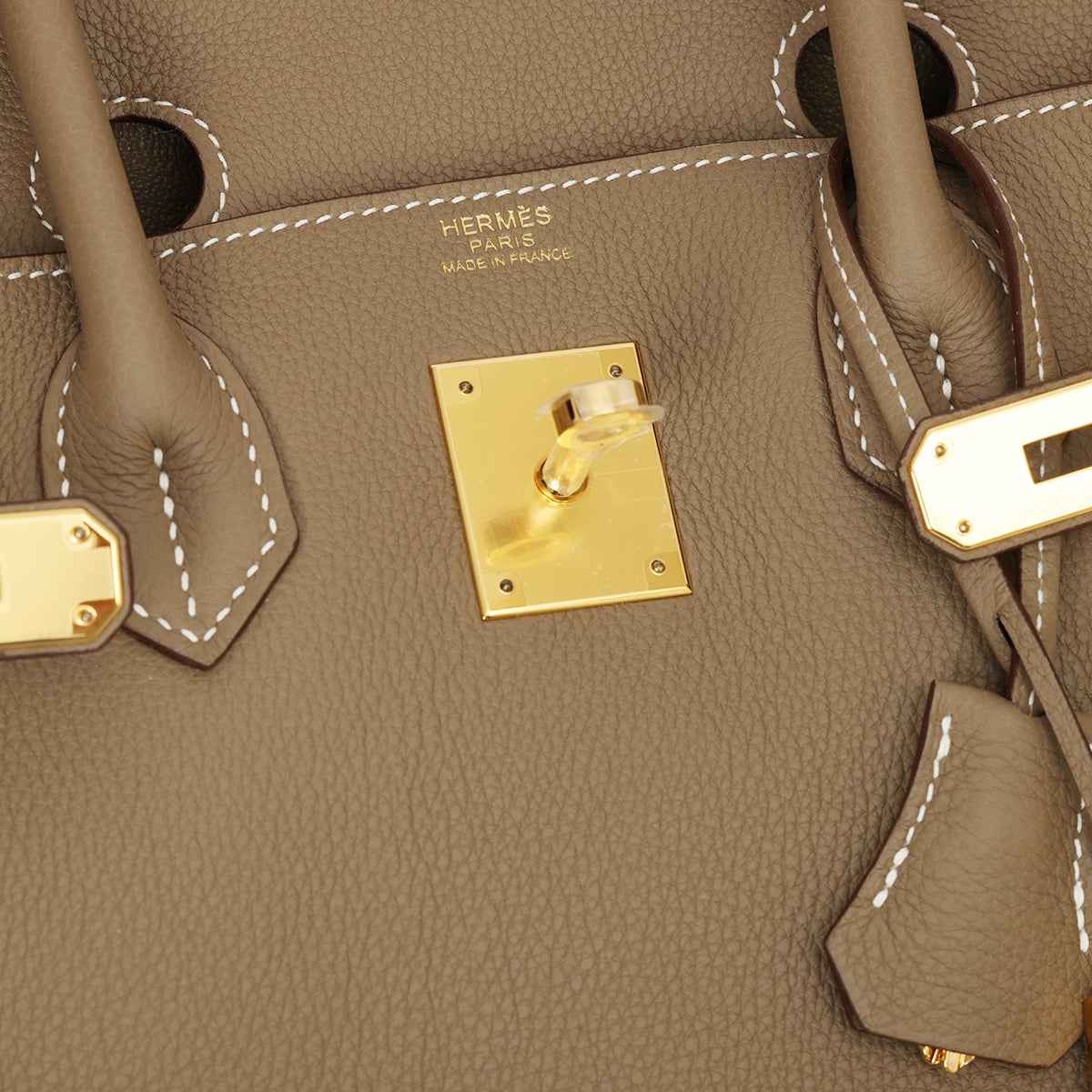 Birkin 30 Etoupe With Gold Hardware